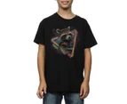 Guardians Of The Galaxy Boys Rocket Raccoon Neon T-Shirt (Black) - BI406