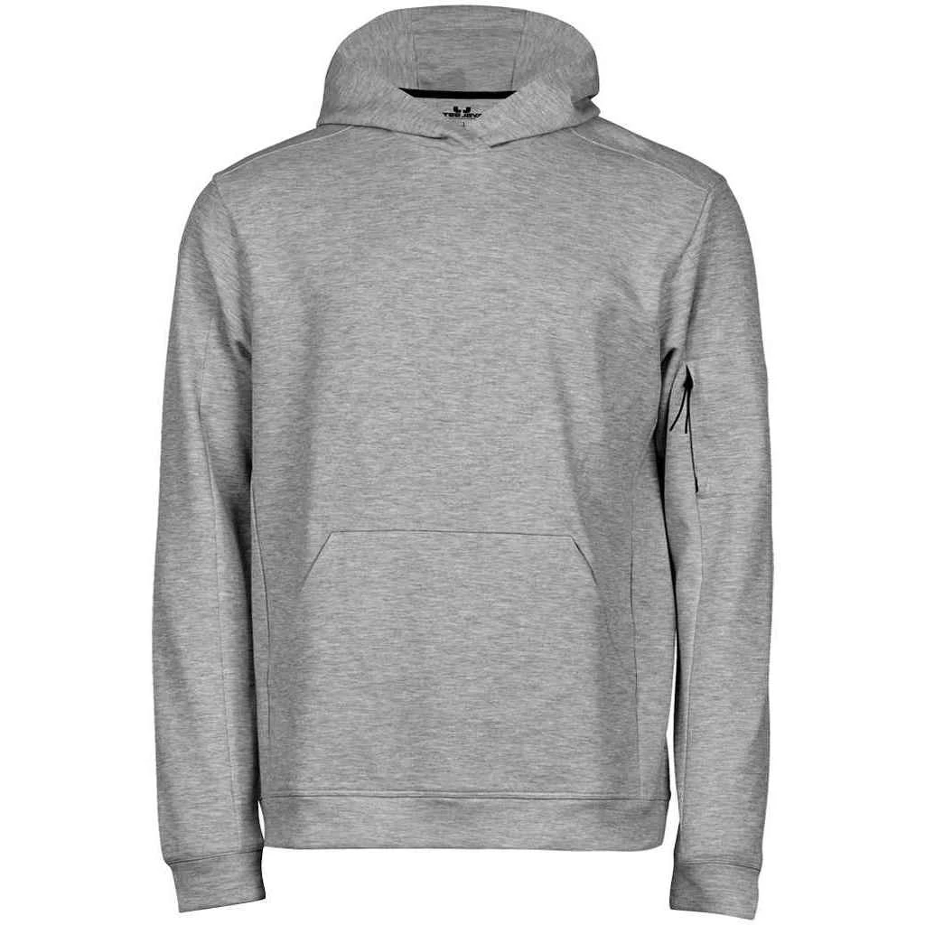 Tee Jays Mens Athletic Hoodie (Heather Grey) - PC6623