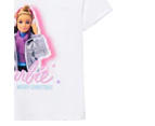 Barbie Girls Christmas T-Shirt (White) - NS8170