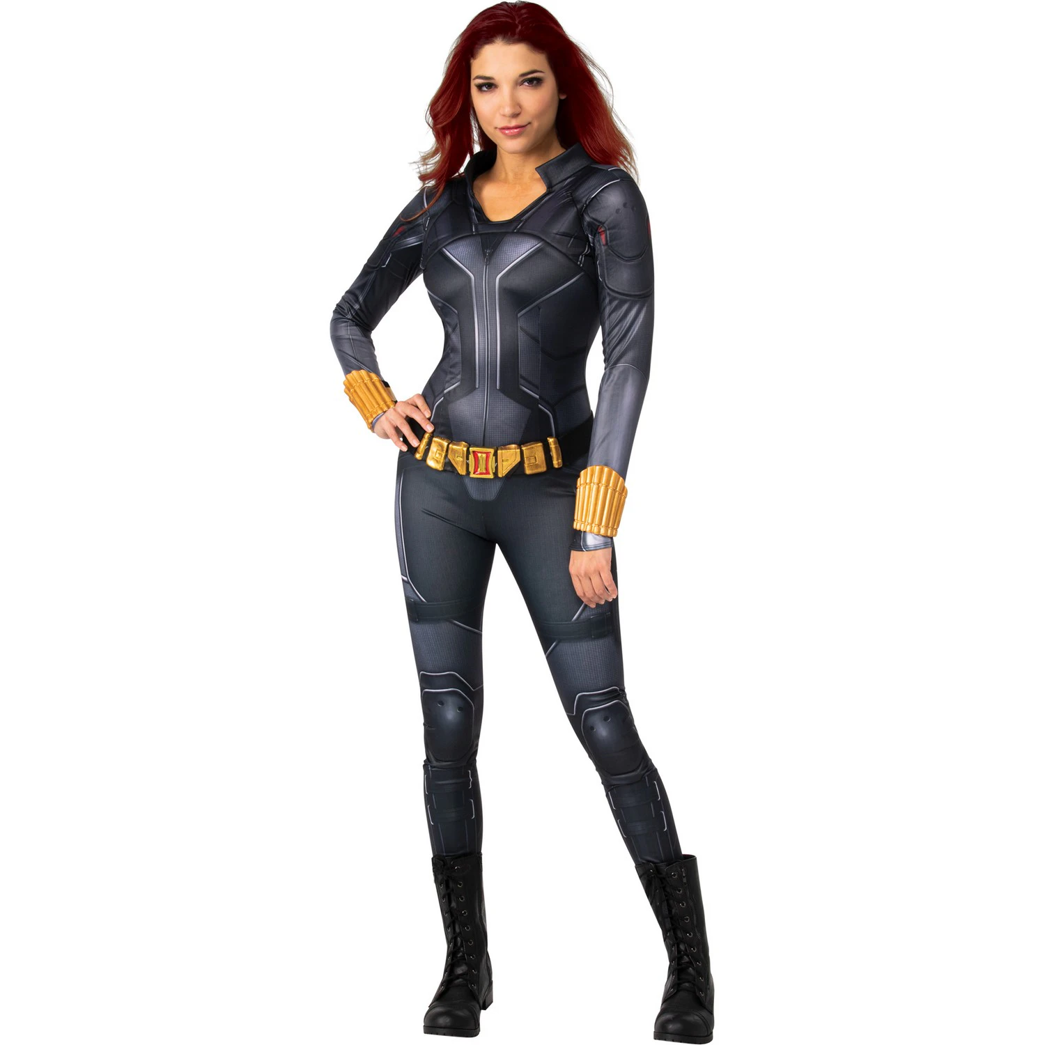 Black Widow Womens Deluxe Costume (Black/Grey) - BN4851