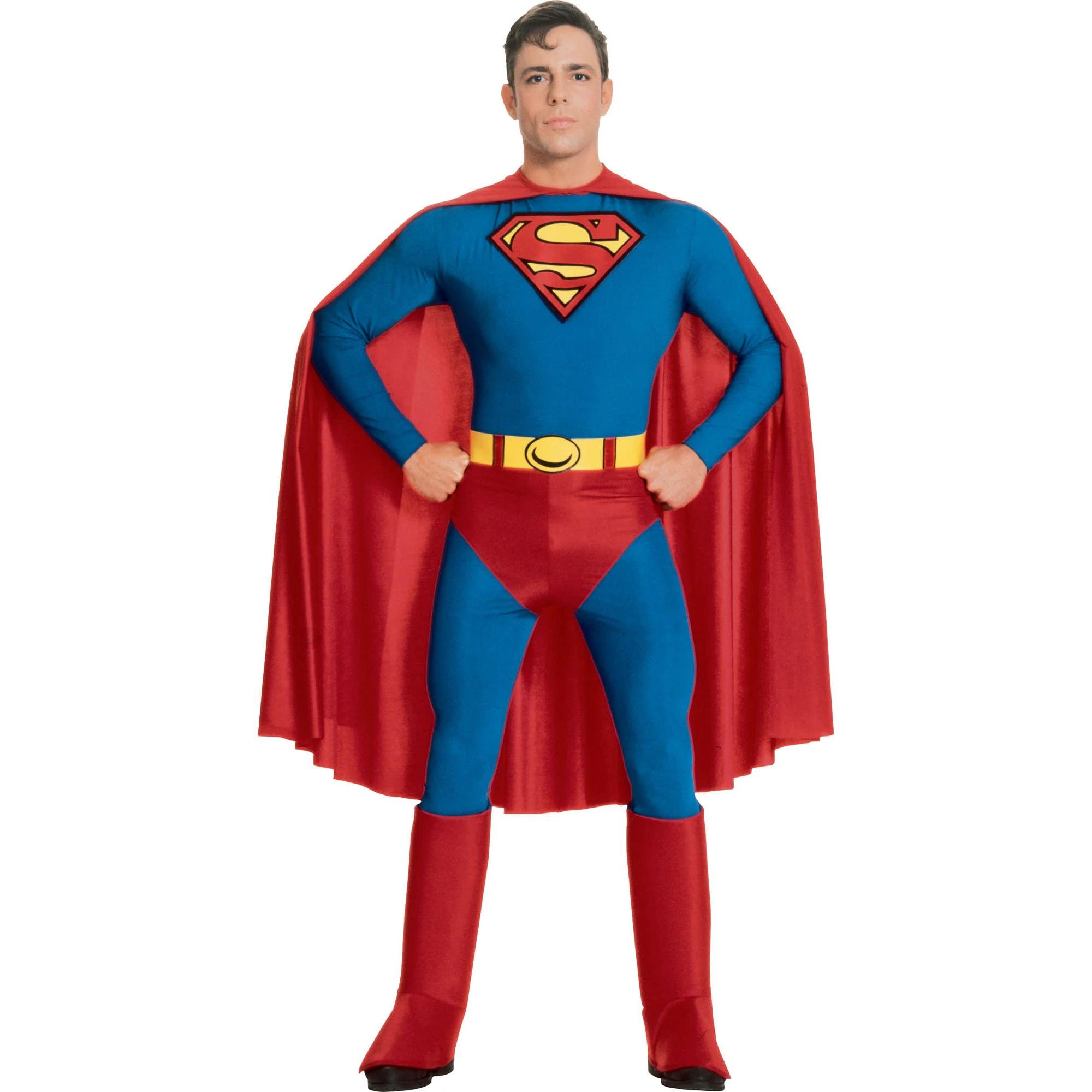 Superman Mens Costume (Red/Blue/Yellow) - BN4499