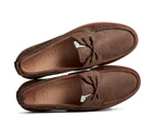 Sperry Mens Authentic Original Grain Leather Boat Shoes (Brown) - FS10009