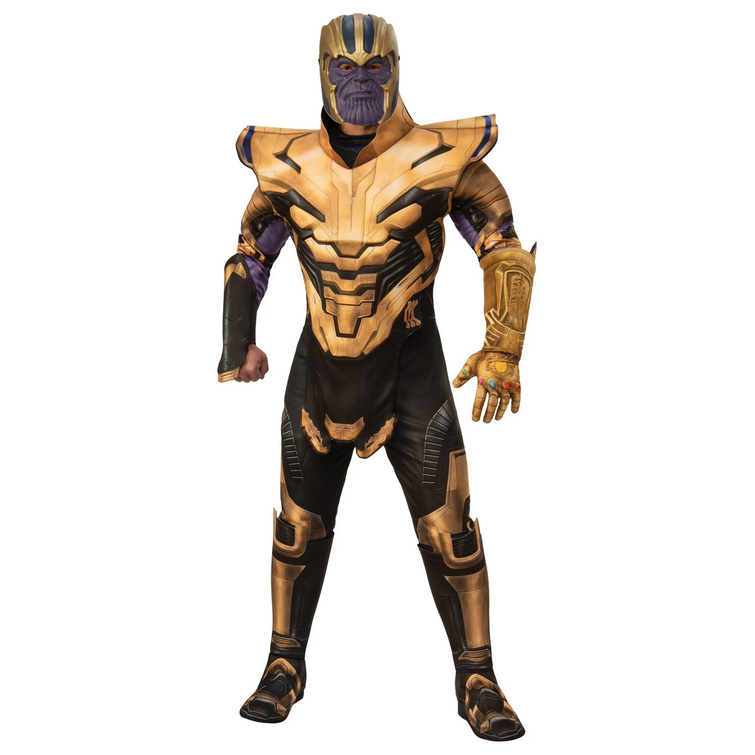 Avengers Endgame Mens Deluxe Thanos Costume (Gold/Black/Purple) - BN5037