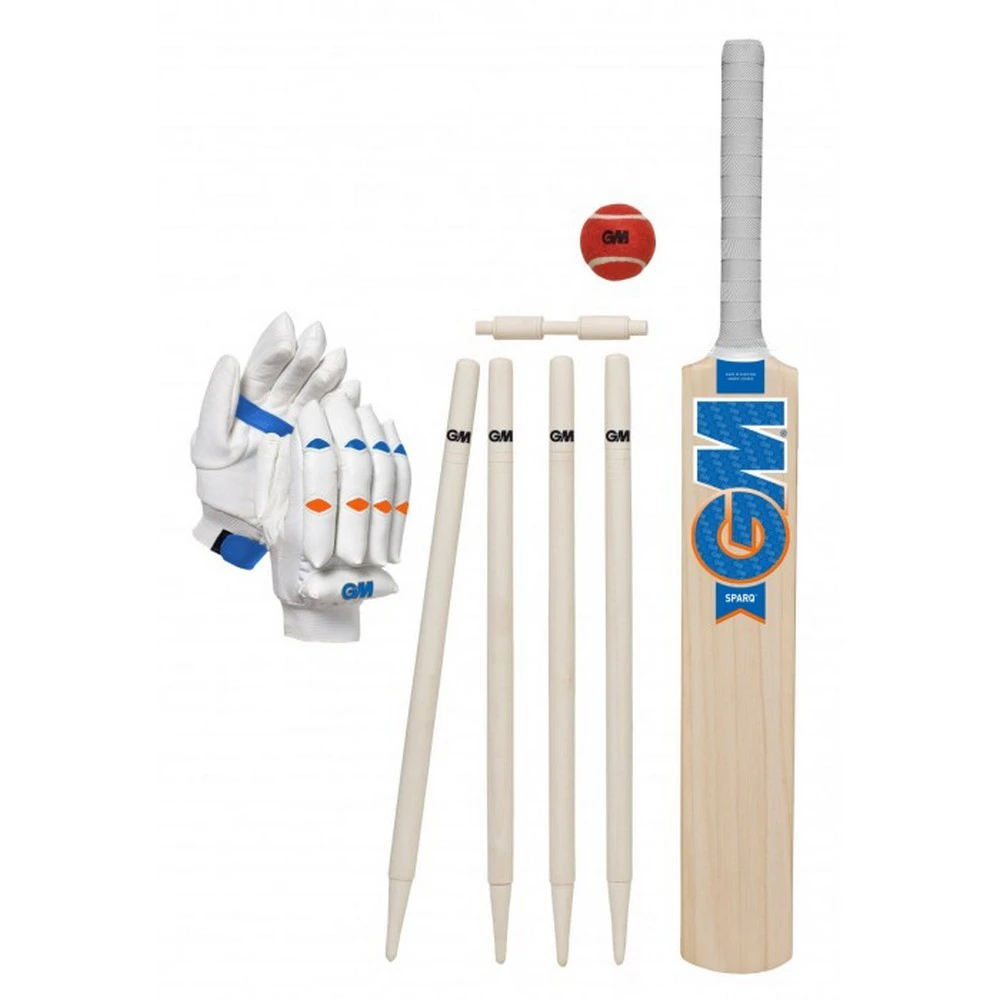 Gunn And Moore Eclipse 2022 Cricket Bat Set (Pack Of 10) (Brown/Blue/Orange) - CS1103