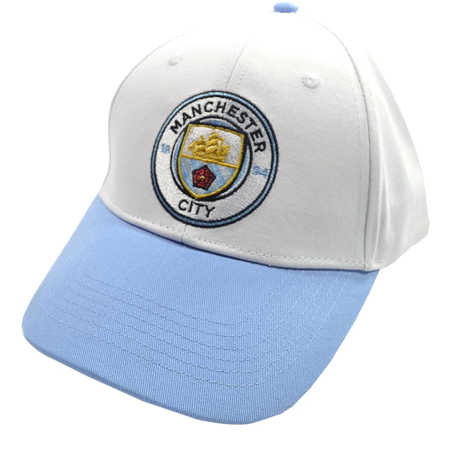 Manchester City FC Contrast Baseball Cap (Sky Blue/White) - BS2910