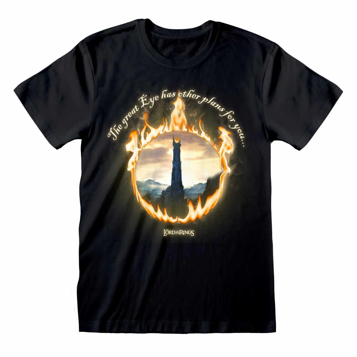 Lord Of The Rings Unisex Adult The Great Eye T-Shirt (Black) - HE1809