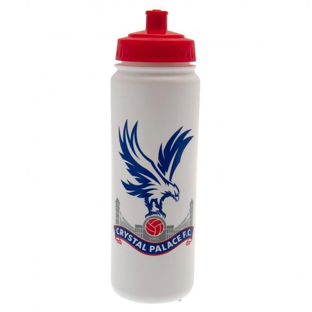 Crystal Palace FC Plastic Water Bottle (White/Red/Blue) - BS3621