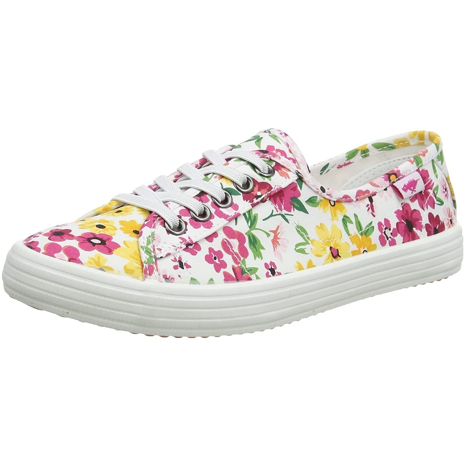 Rocket Dog Womens Chow Chow Margate Floral Pumps (White/Multicoloured) - FS8893