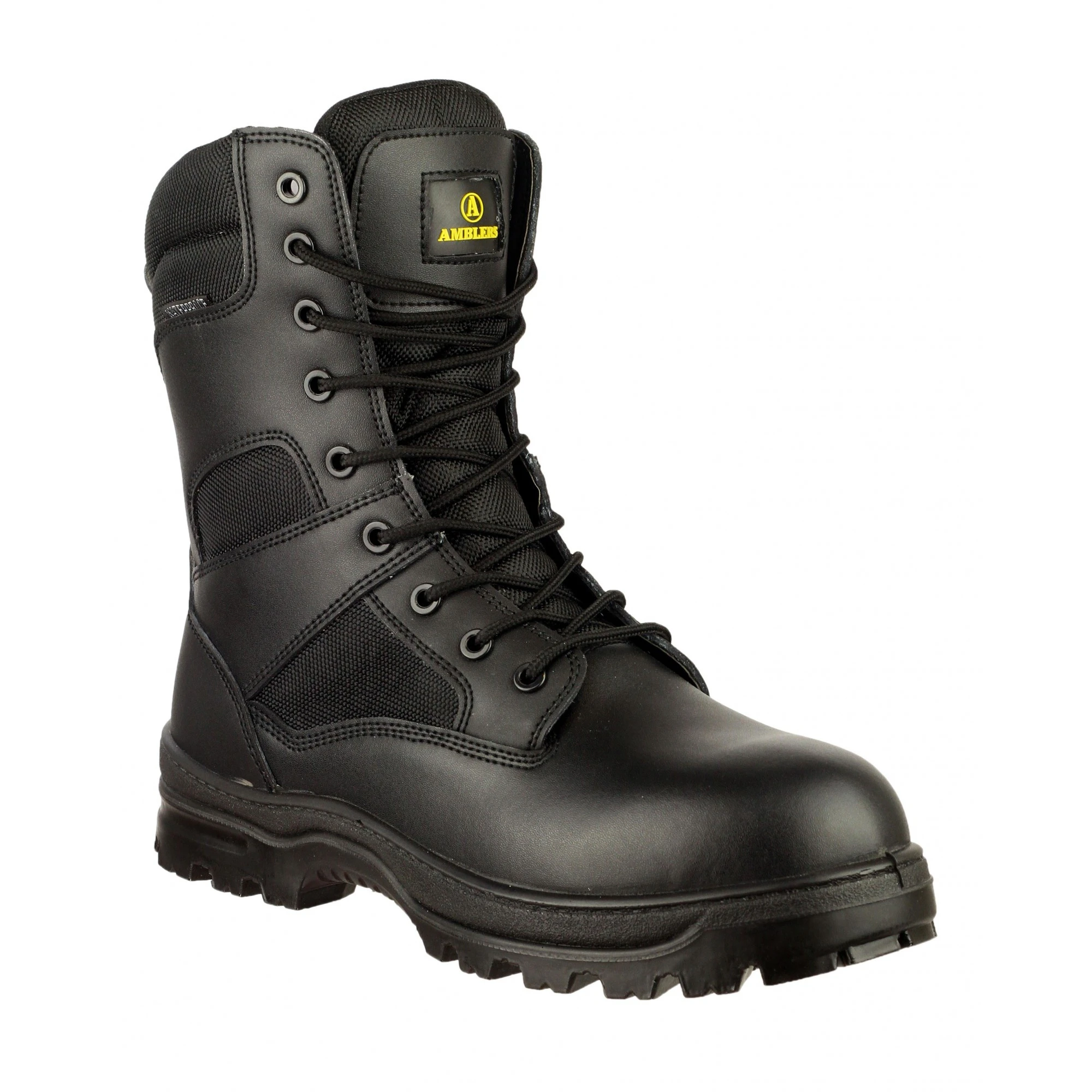 Amblers Combat Boot / Mens Boots (Black) - FS1709