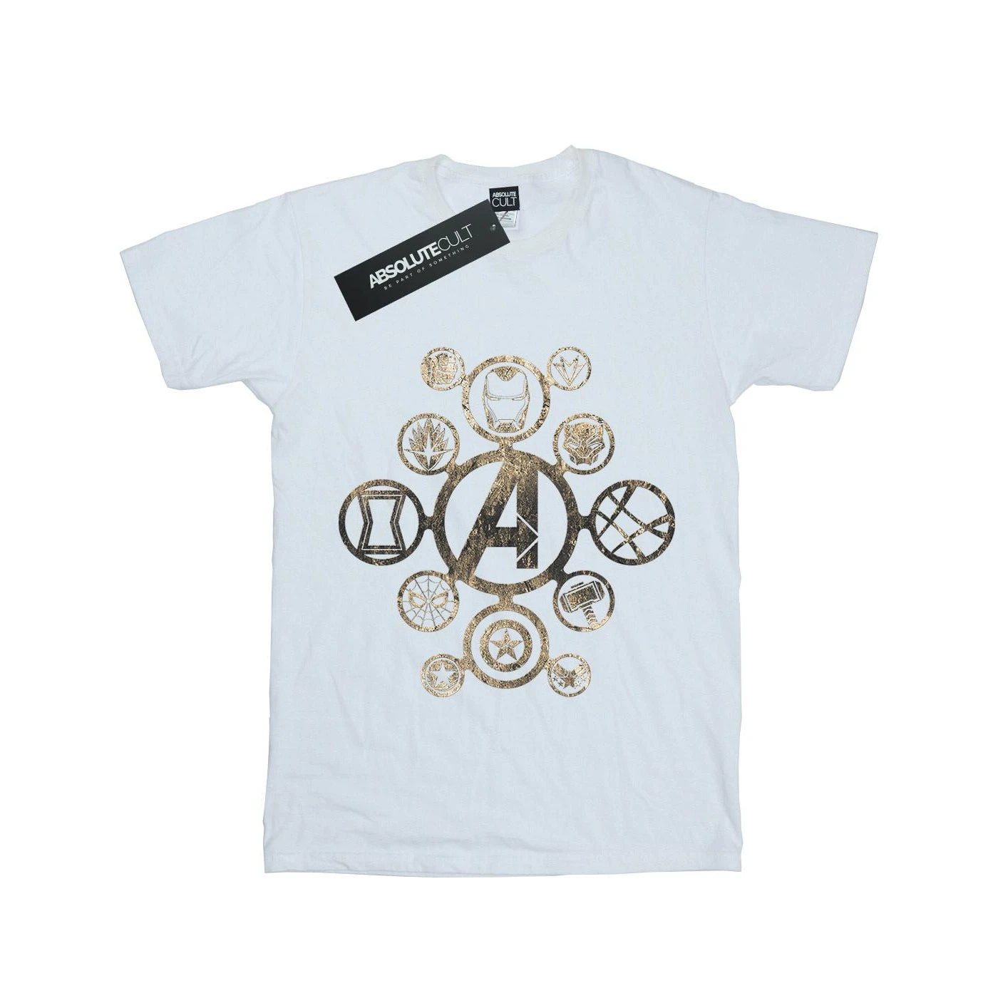 Avengers Infinity War Girls Icons T-Shirt (White) - BI818