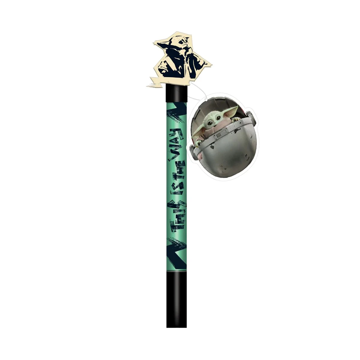 Star Wars: The Mandalorian Where I Go Pen (Green/Black) - PM6982