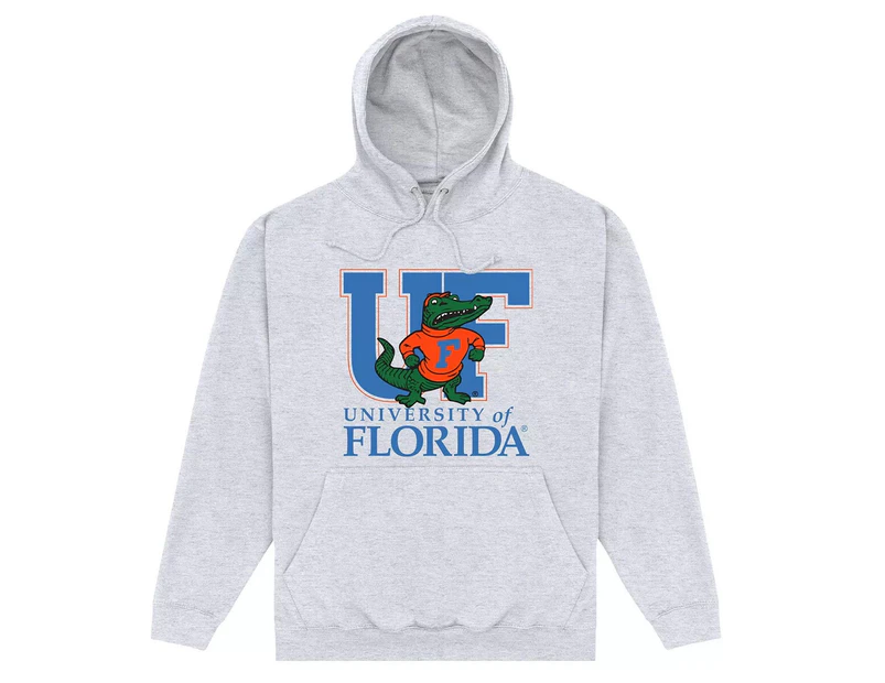 University Of Florida Unisex Adult UF Hoodie (Heather Grey) - PN420