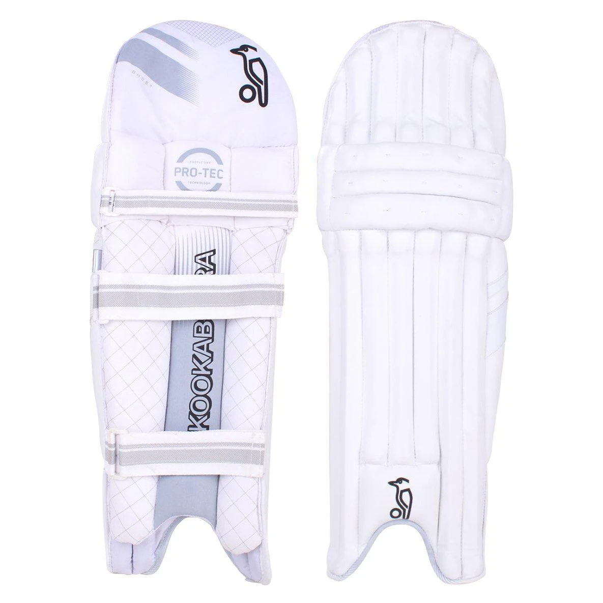 Kookaburra Childrens/Kids Ghost 5.1 2023 Left Hand Cricket Batting Pads (White) - CS1670