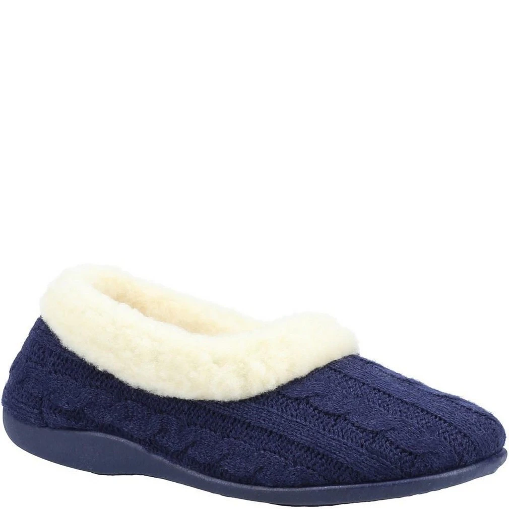 Fleet & Foster Womens Sarina Slippers (Navy) - FS8551