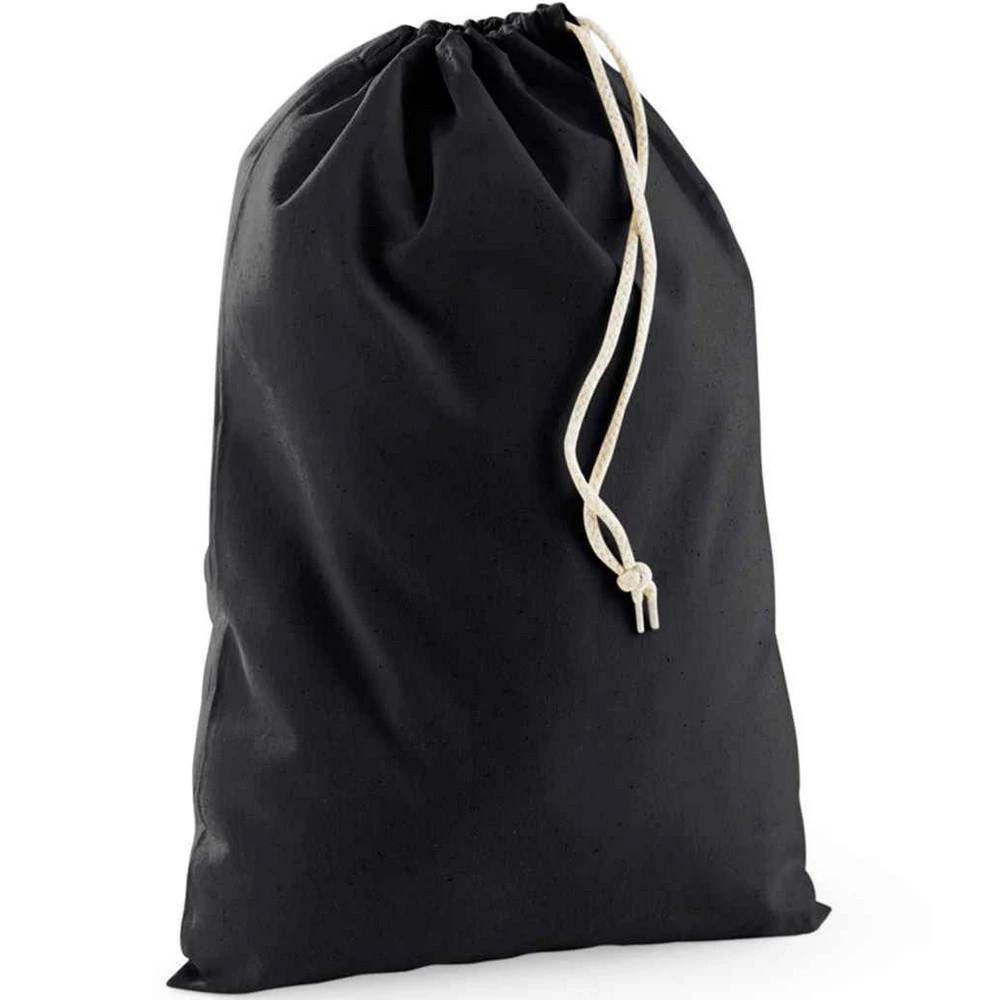 Westford Mill Recycled Cotton Stuff Bag (Black) - PC5032