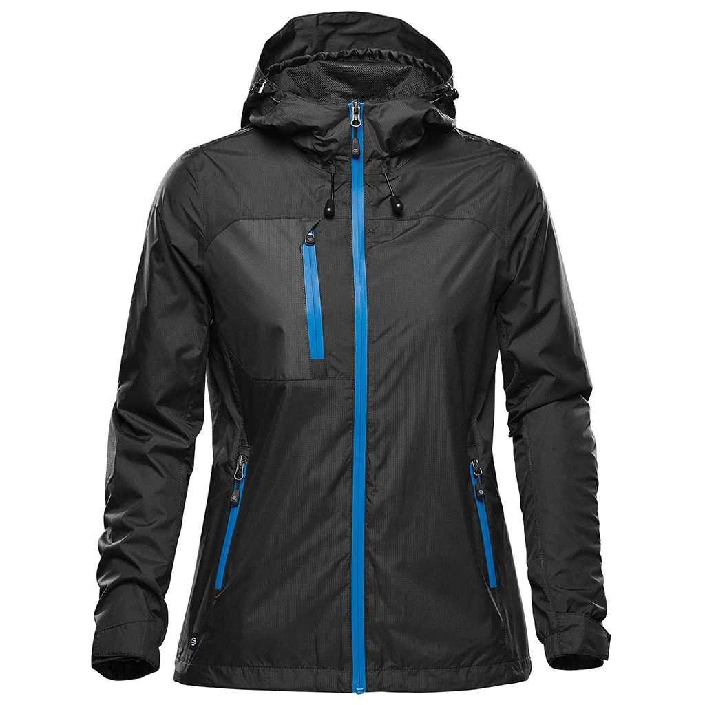 Stormtech Womens Olympia Soft Shell Jacket (Black/Azure) - PC4478