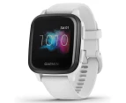 Garmin 40.6mm Venu Sq Music Edition Silicone Smart Watch - Slate/White