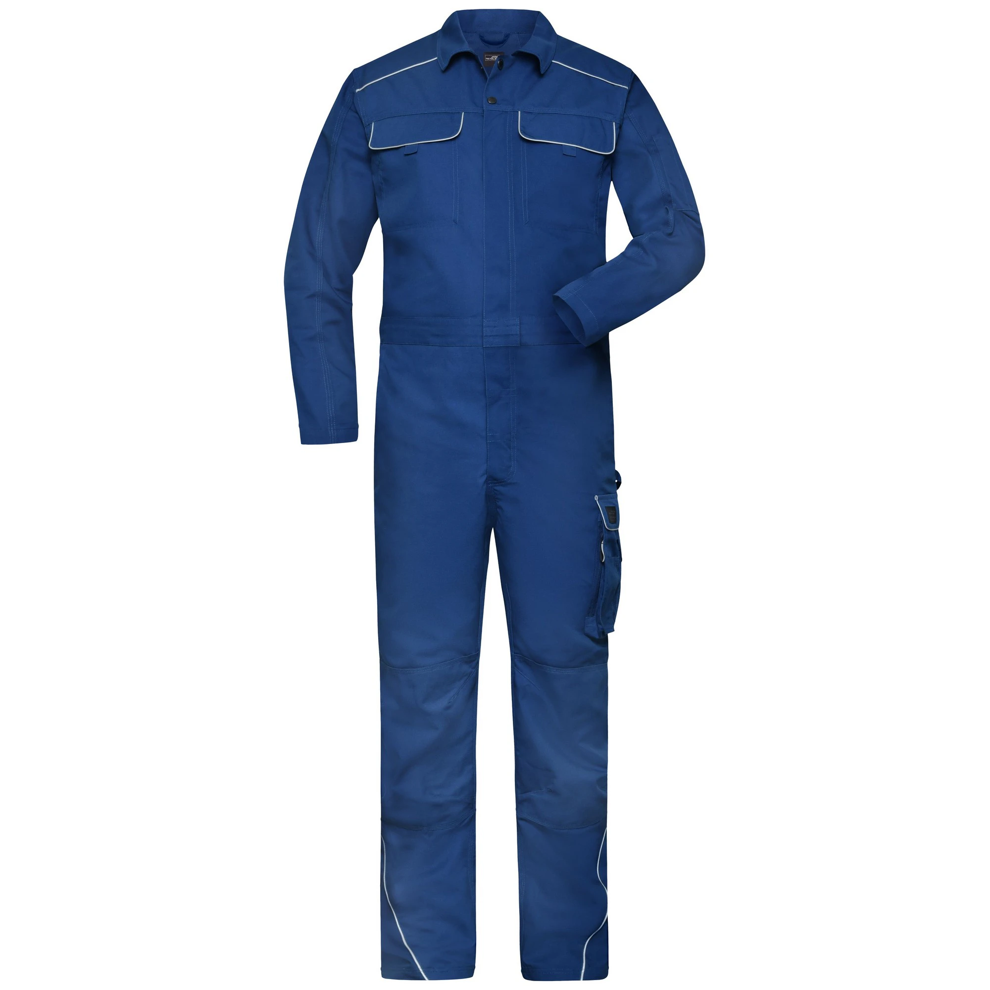 James And Nicholson Unisex Adults Work Overalls (Dark Royal) - FU989