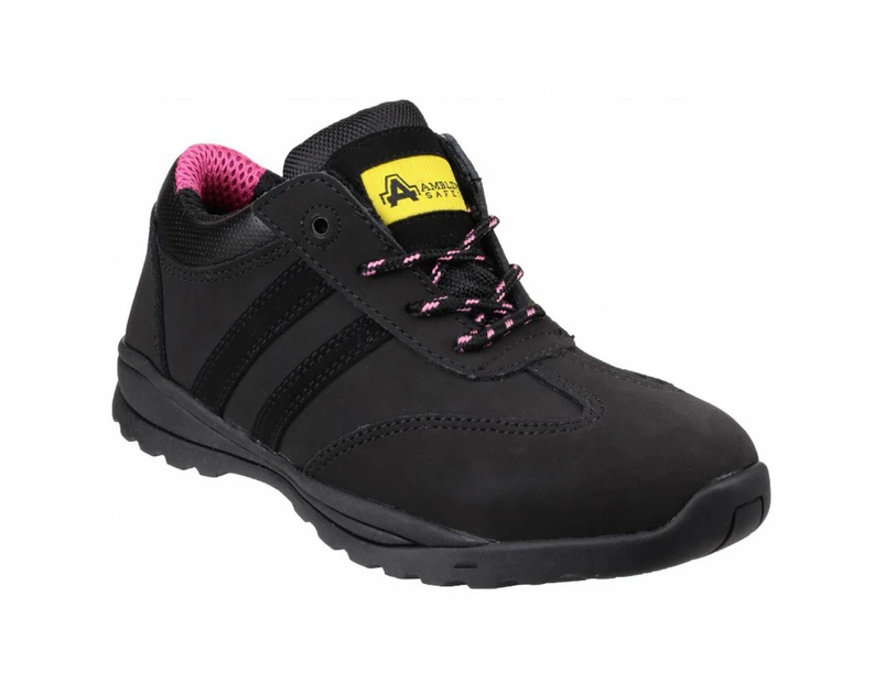 Amblers Safety Womens FS706 Sophie Safety Leather Shoes (Black) - FS4934