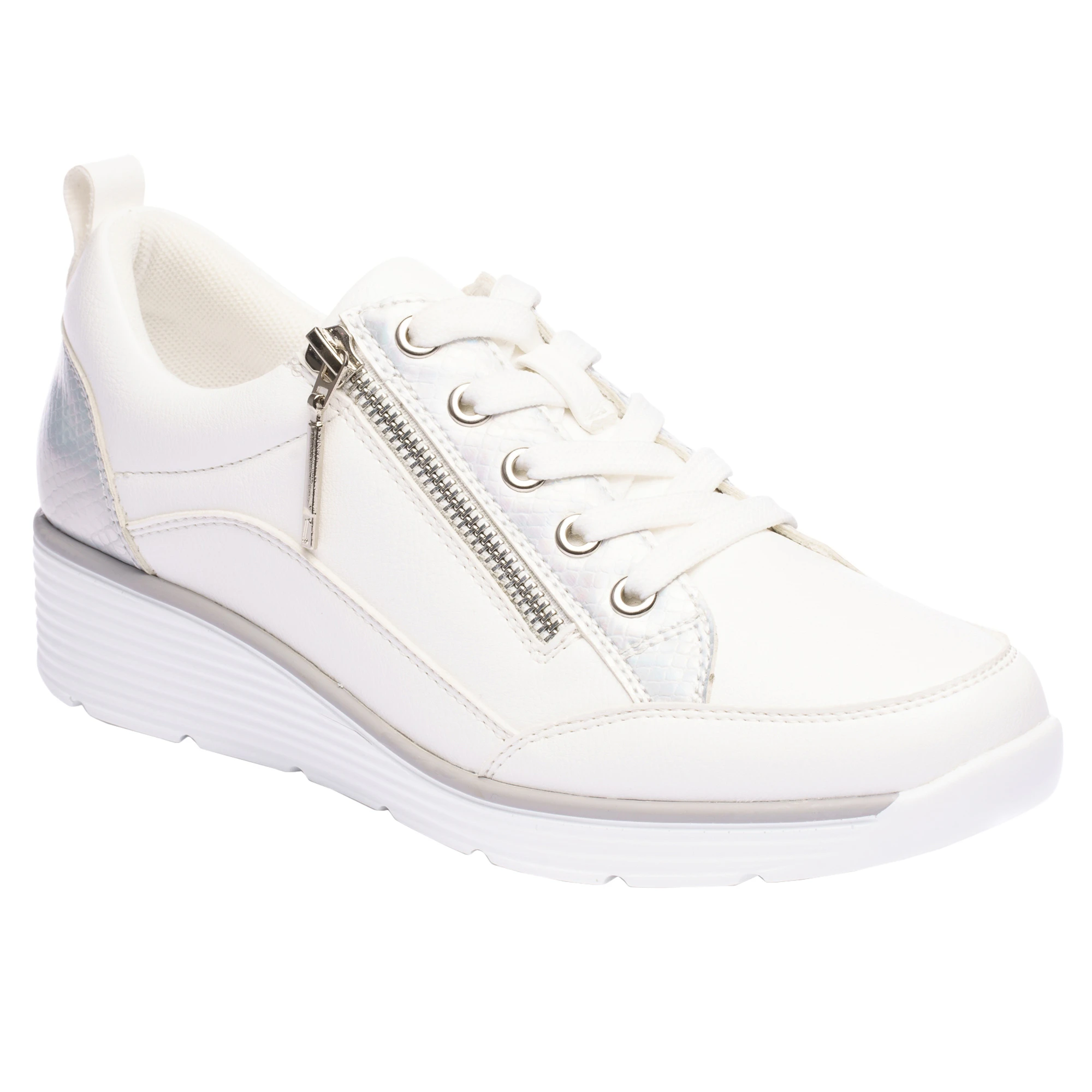 Lunar Womens Kiley Trainers (White) - GS250