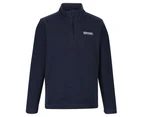 Regatta Great Outdoors Childrens/Kids Hot Shot II Half Zip Fleece Top (Navy/Navy) - RG1422