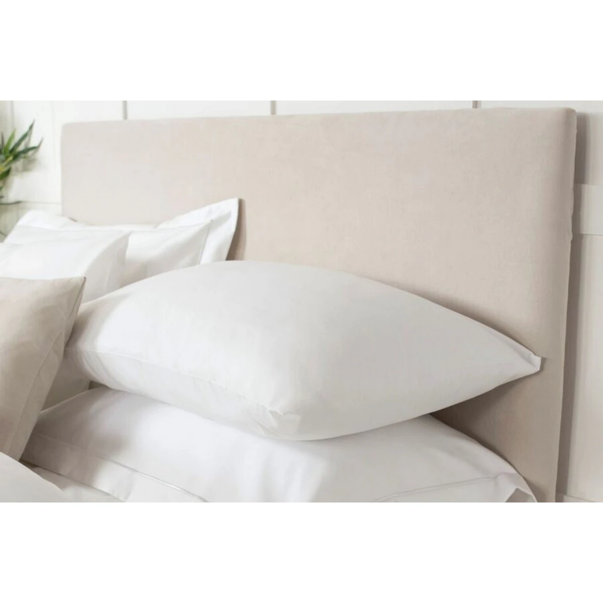 Belledorm Faux Suede Headboard Cover (Linen) - BM398