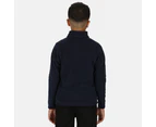 Regatta Great Outdoors Childrens/Kids Hot Shot II Half Zip Fleece Top (Navy/Navy) - RG1422