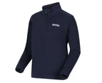 Regatta Great Outdoors Childrens/Kids Hot Shot II Half Zip Fleece Top (Navy/Navy) - RG1422