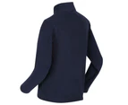 Regatta Great Outdoors Childrens/Kids Hot Shot II Half Zip Fleece Top (Navy/Navy) - RG1422