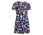 Mountain Warehouse Girls Organic Drop Waist Dress (Navy) - MW2343