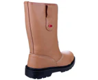 Centek Mens FS334 Steel Toe Cap Safety Boots (Tan) - FS9479