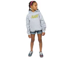 DC Comics Girls Flash Crackle Logo Hoodie (Sports Grey) - BI6239