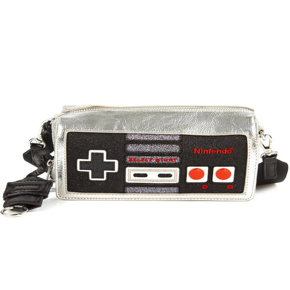 Danielle Nicole Controller Super Mario Crossbody Bag (Black/Silver) - NS5833