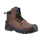Amblers Mens AS980C Crusader Grain Leather Safety Boots (Brown) - FS10264