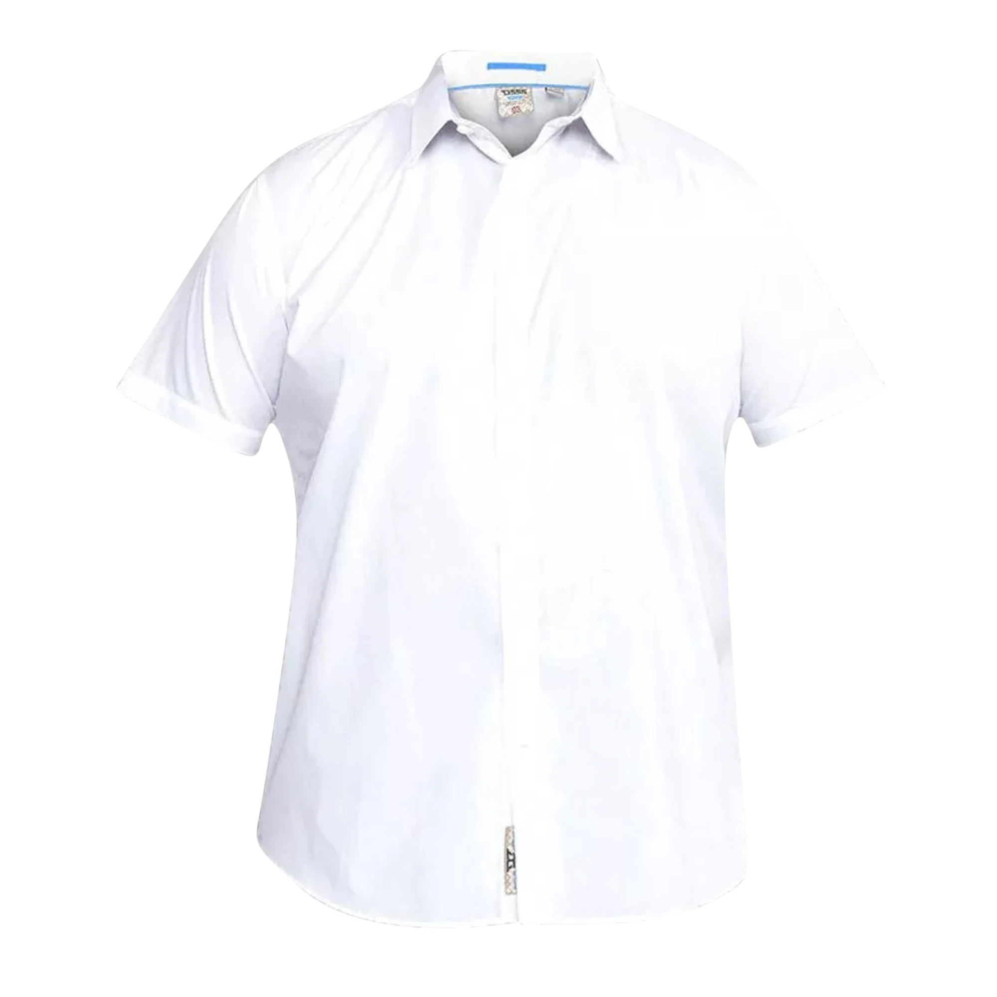 D555 Mens Delmar Kingsize Short Sleeve Classic Regular Shirt (White) - DC204