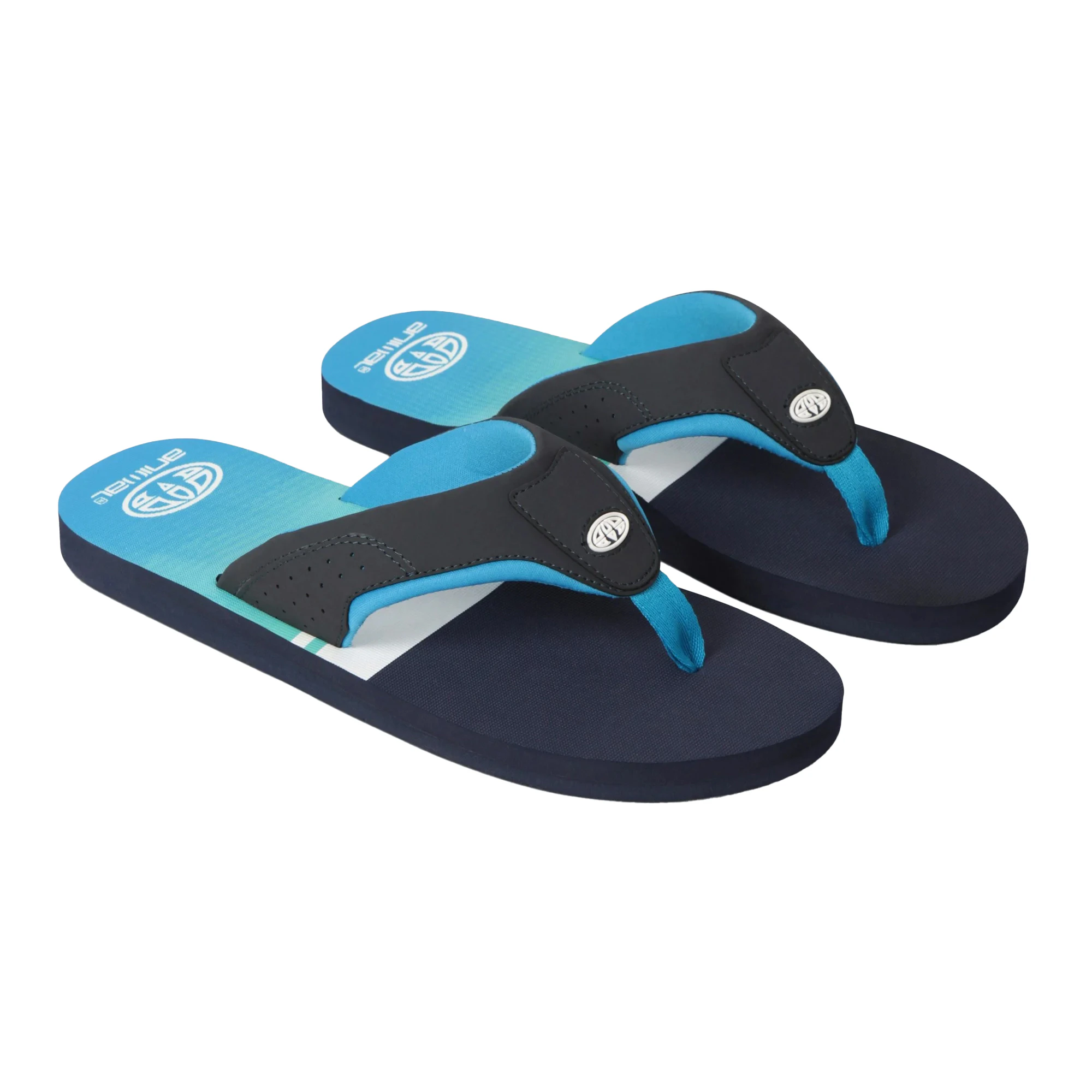 Animal Mens Jekyl Colour Block Recycled Flip Flops (Blue) - MW2549