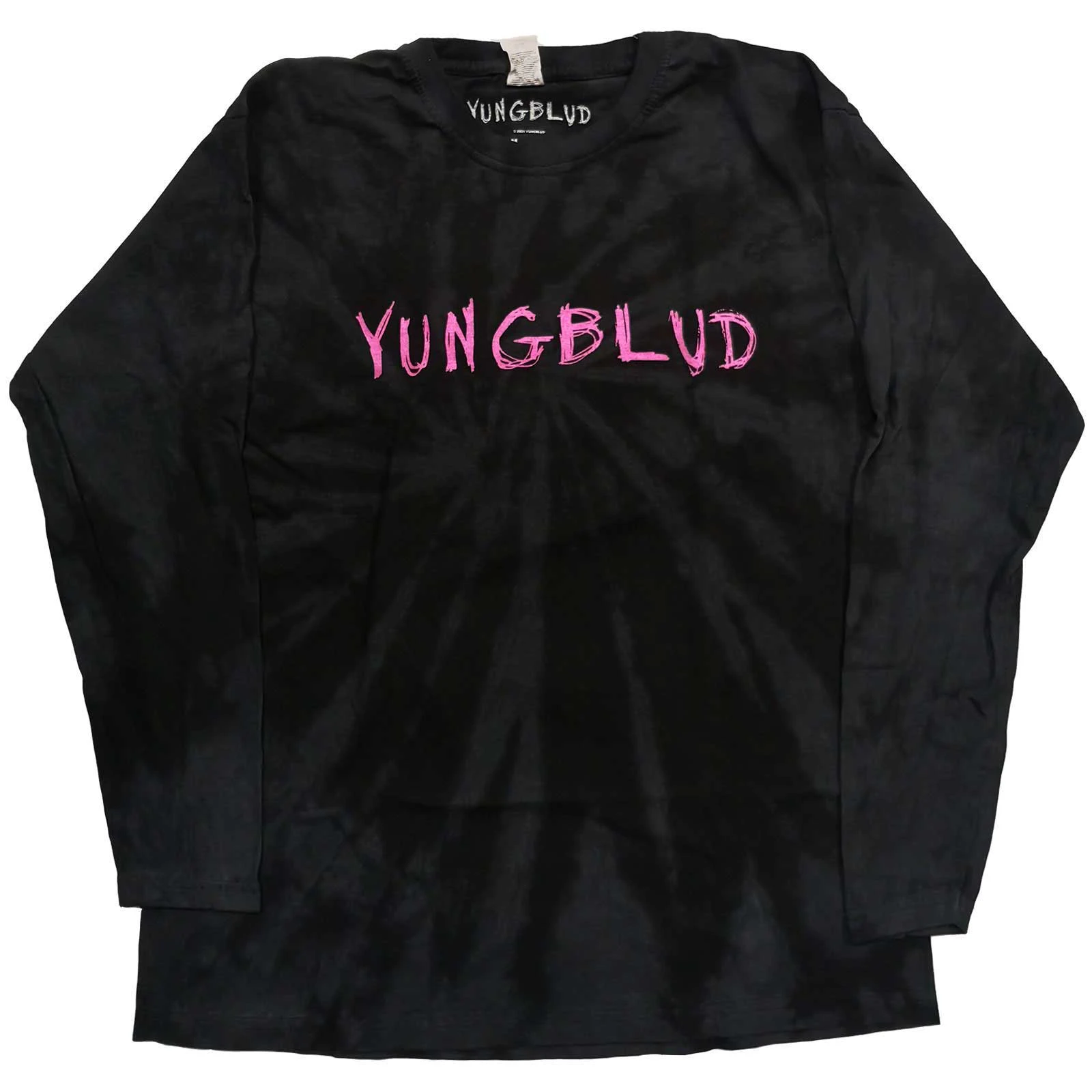 Yungblud Unisex Adult Scratch Logo Long-Sleeved T-Shirt (Black) - RO4128