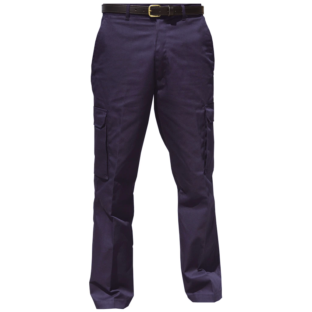 Warrior Mens Cargo Workwear Trousers (Harbour Navy) - PC141