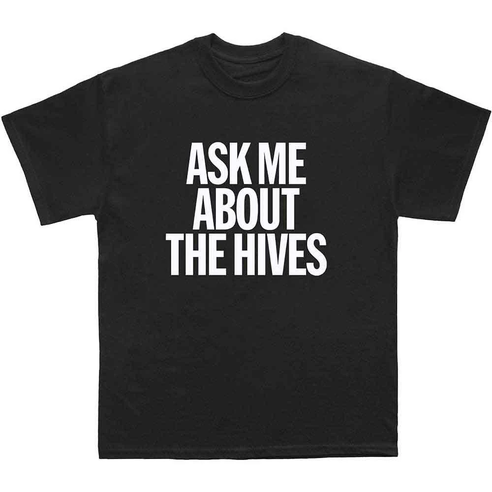 The Hives Unisex Adult Ask Me T-Shirt (Black) - RO10172