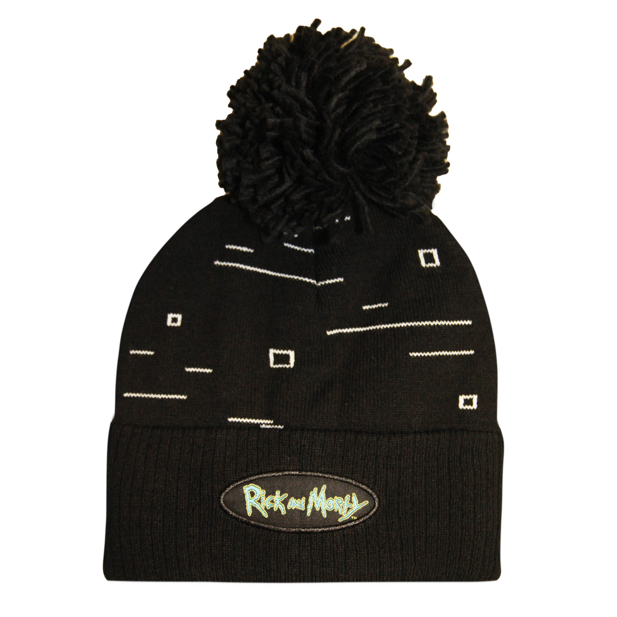 Rick And Morty Pixel Beanie (Black) - HE632