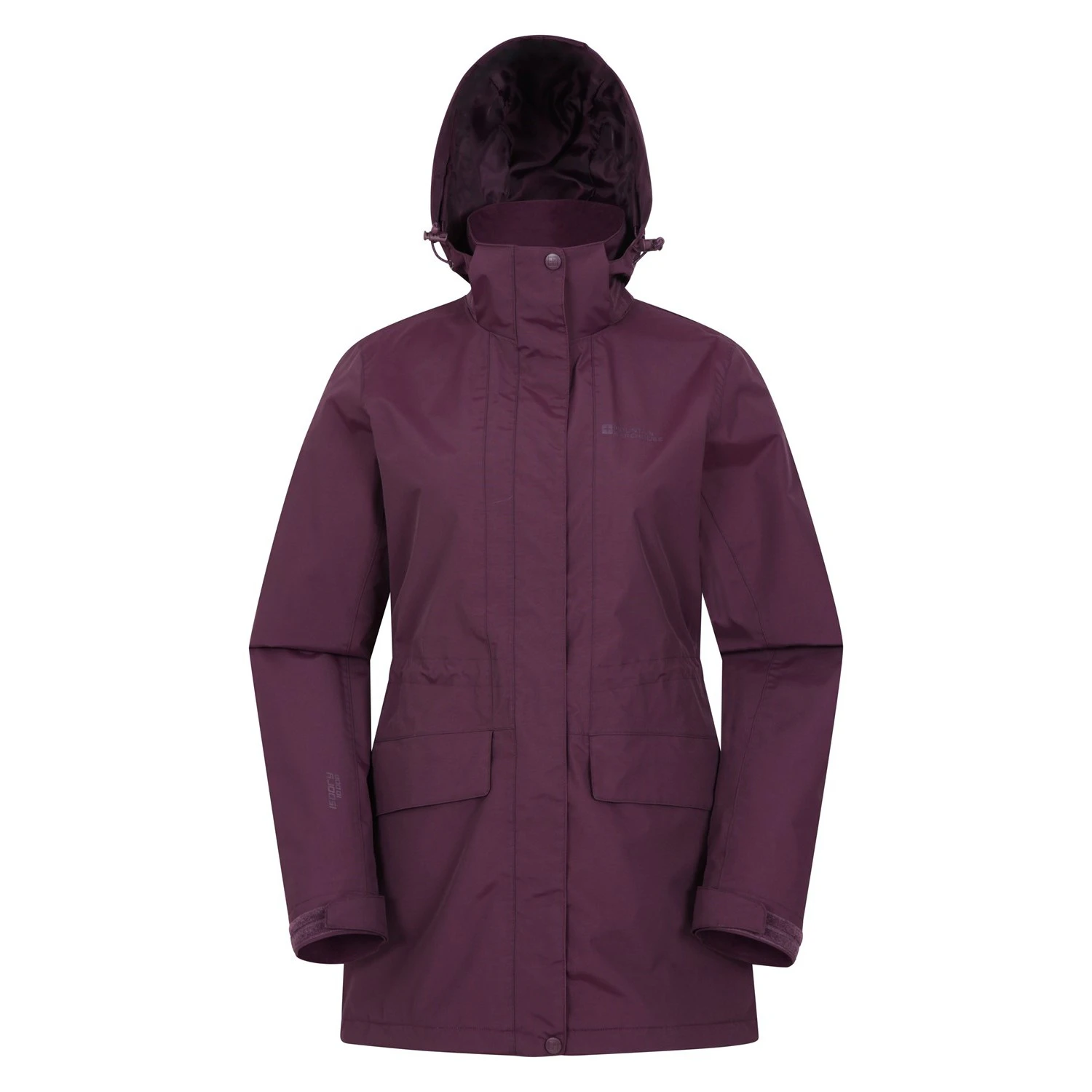 Mountain Warehouse Womens Glacial Extreme Waterproof Jacket (Burgundy) - MW973