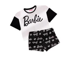 Barbie Womens Short Pyjama Set (Black/White) - NS7523