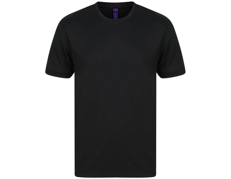 Henbury Mens HiCool Performance T-Shirt (Black) - PC4384