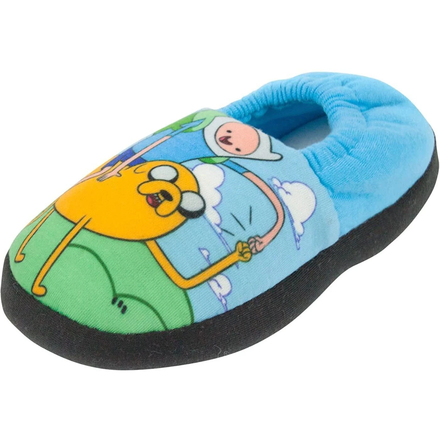 Adventure Time Boys Jake And Finn Slippers (Blue/Black) - NS6282