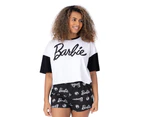 Barbie Womens Short Pyjama Set (Black/White) - NS7523