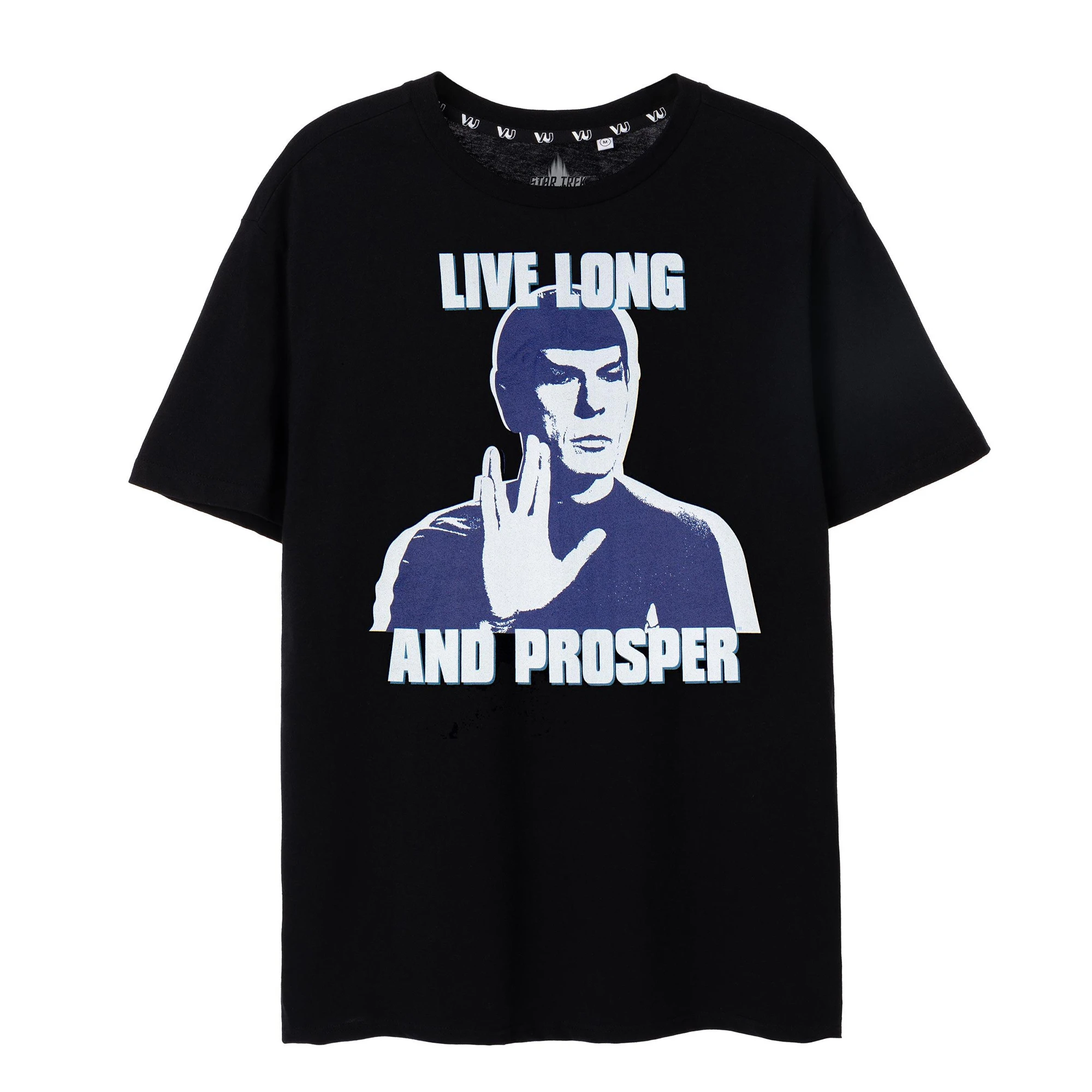 Star Trek Mens Live Long And Prosper T-Shirt (Black) - NS8128