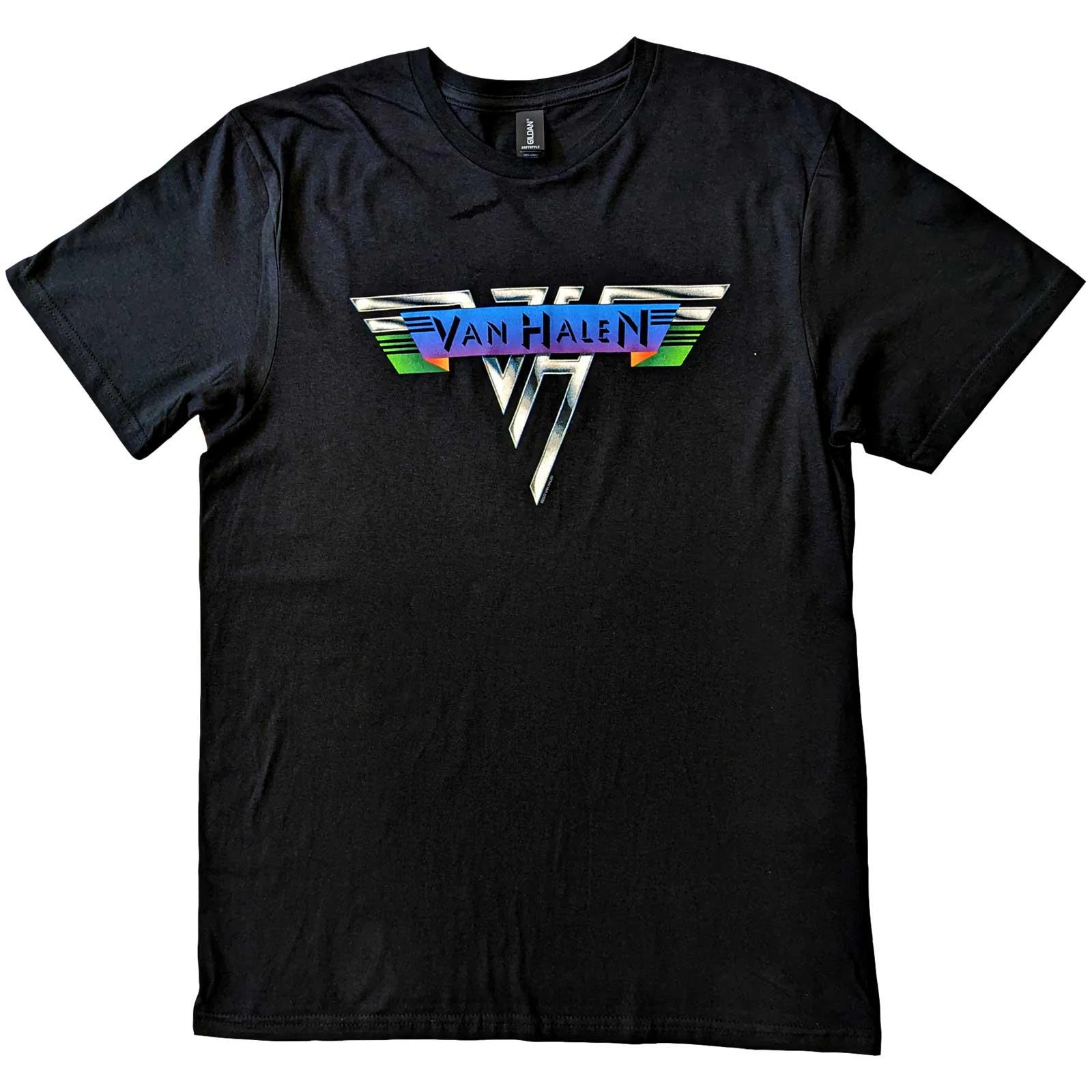 Van Halen Unisex Adult Logo Cotton T-Shirt (Black) - RO5479