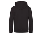 Awdis Kids Unisex Hooded Sweatshirt / Hoodie / Schoolwear (Black Smoke) - RW169