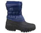 Cotswold Adults Chase Touch Fastening and Zip Up Winter Boots (Navy) - FS5647