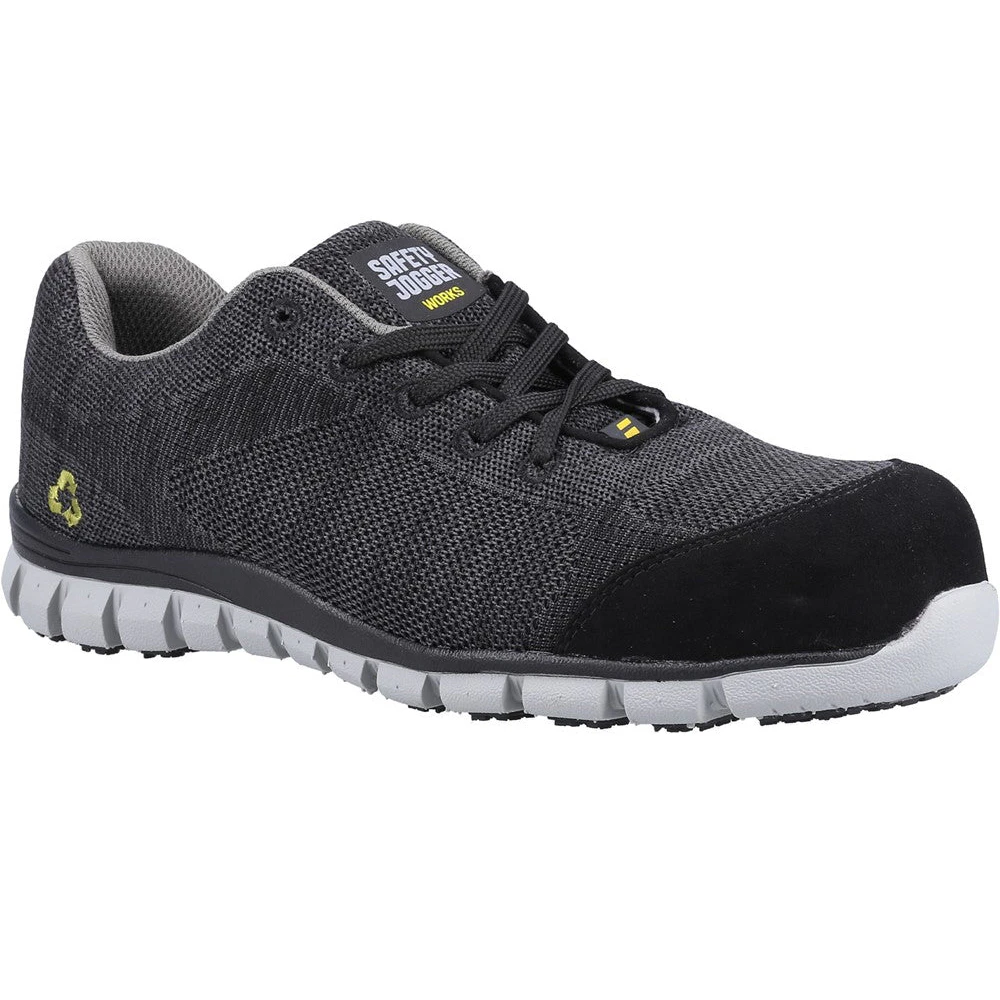 Safety Jogger Mens Morris Safety Trainers (Black) - FS9002